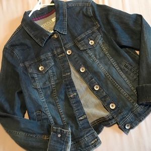Merona Denim Jean Jacket Large